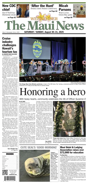 Cover of The Maui News - Weekender