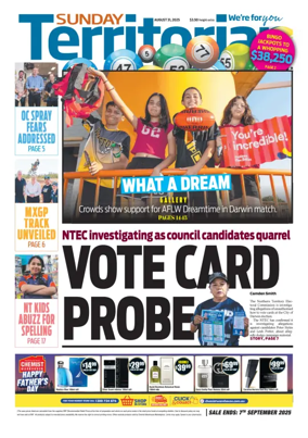 Cover of Sunday Territorian