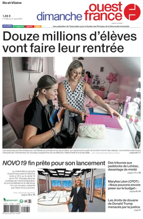 Cover of Dimanche Ouest France (Ille-et-Vilaine)