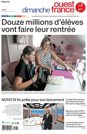 Cover of Dimanche Ouest France (Mayenne)