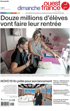 Cover of Dimanche Ouest France (Normandie)