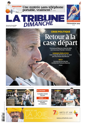 Cover of La Tribune Dimanche (France)