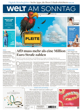 Cover of Welt am Sonntag