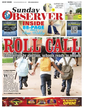 Cover of Daily Observer (Jamaica)