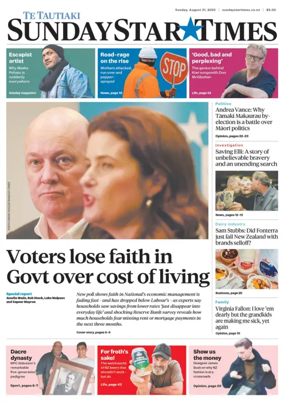 Cover of Sunday Star-Times