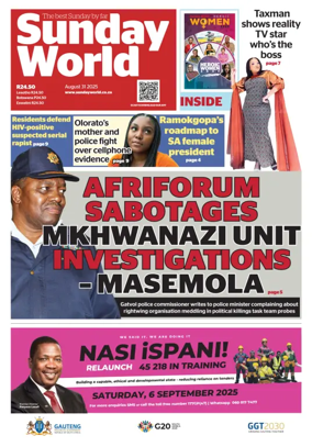 Cover of Sunday World