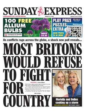 Cover of Sunday Express