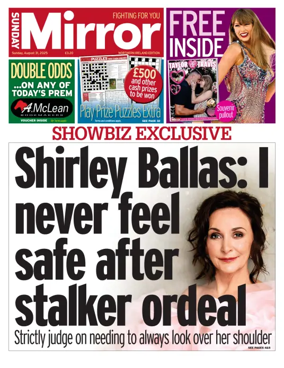 Cover of Sunday Mirror (Northern Ireland)