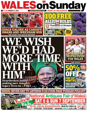 Cover of Wales On Sunday