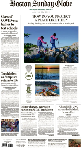 Cover of Boston Sunday Globe