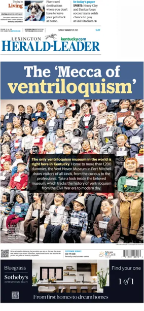 Cover of Lexington Herald-Leader (Sunday)