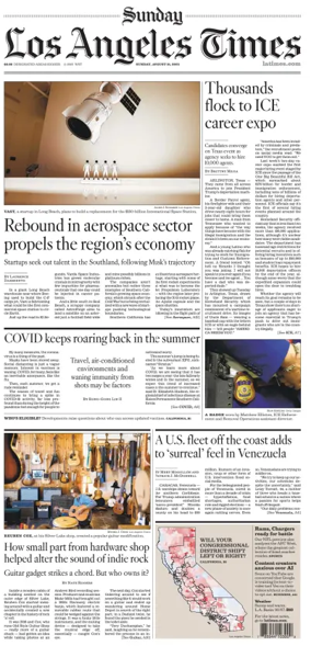 Cover of Los Angeles Times (Sunday)