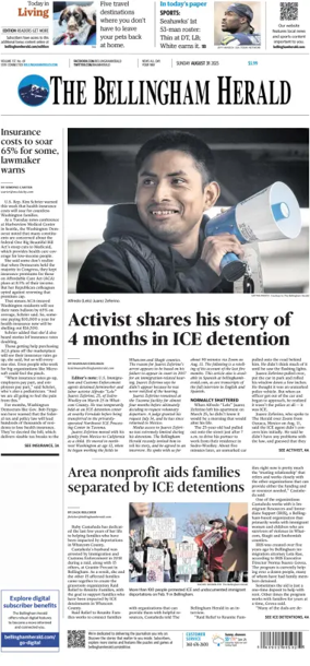 Cover of The Bellingham Herald (Sunday)