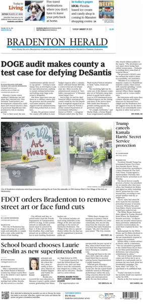 Cover of The Bradenton Herald (Sunday)