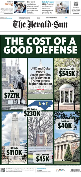 Cover of The Herald-Sun (Sunday)