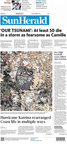 Cover of The Sun Herald (Sunday)