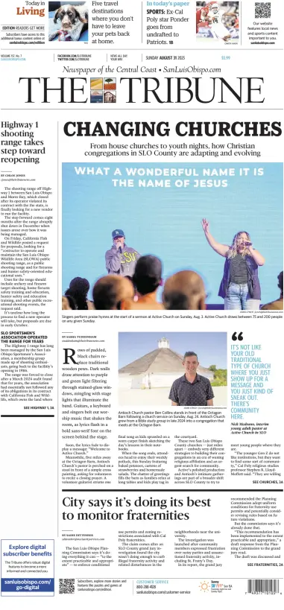 Cover of The Tribune (SLO) (Sunday)