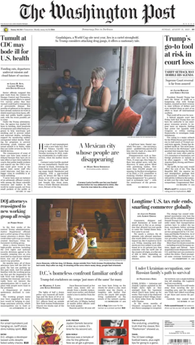 Cover of The Washington Post Sunday