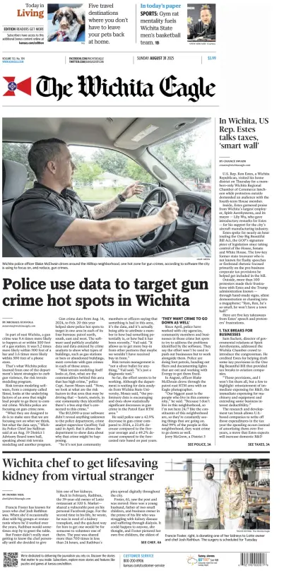 Cover of The Wichita Eagle (Sunday)