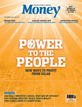 Cover of Money Magazine Australia