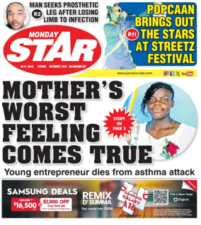 Cover of The Star (Jamaica)