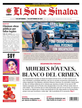 Cover of El Sol de Sinaloa