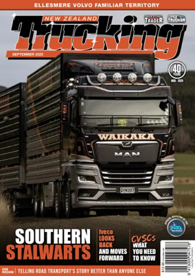 Cover of NZ Trucking Magazine