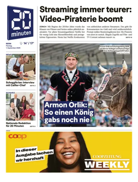 Cover of 20 Minuten - Bern