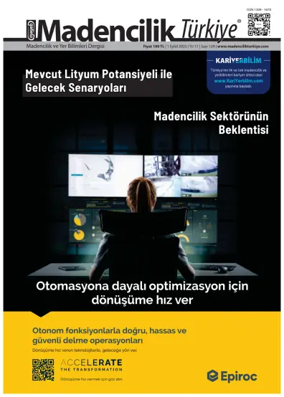 Cover of Madencilik Turkiye Dergisi