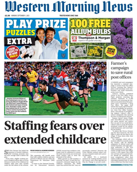 Cover of Western Morning News