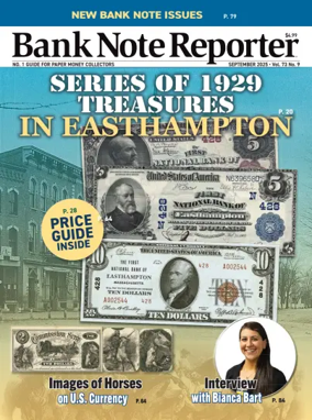 Cover of Bank Note Reporter