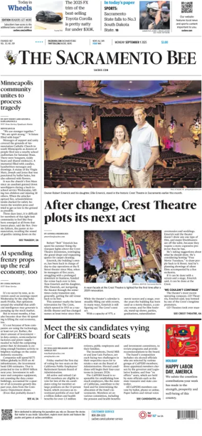 Cover of The Sacramento Bee