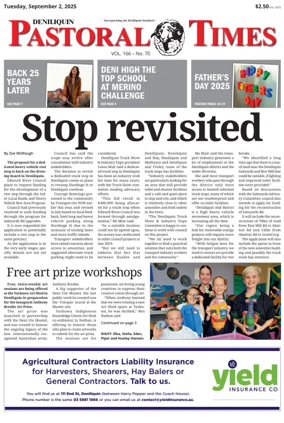 Cover of Deniliquin Pastoral Times