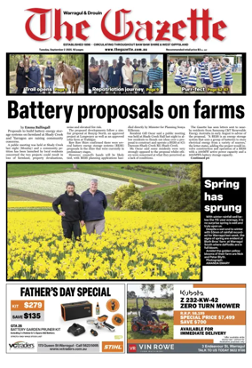 Cover of Warragul & Drouin Gazette