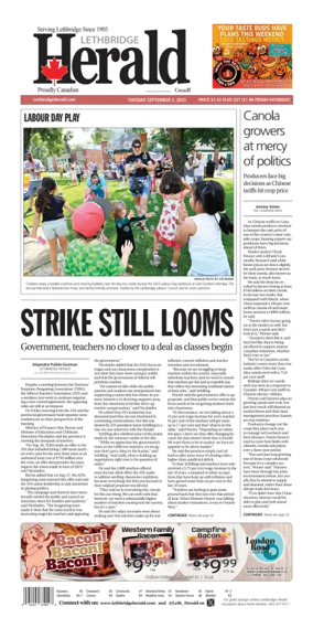 Cover of Lethbridge Herald