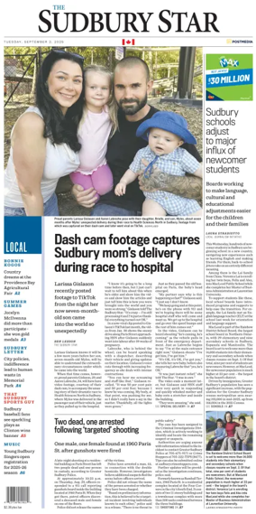 Cover of The Sudbury Star