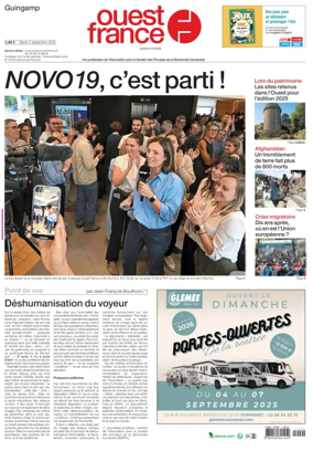 Cover of Ouest France (Guingamp)