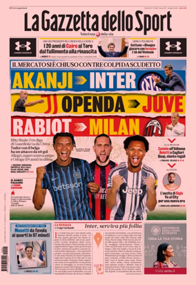 Cover of La Gazzetta dello Sport - Sicilia