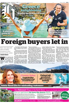 Cover of The New Zealand Herald