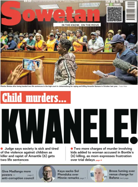 Cover of Sowetan
