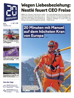Cover of 20 Minuten - Bern
