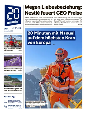 Cover of 20 Minuten - Zurich