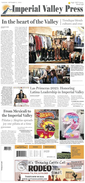 Cover of Imperial Valley Press