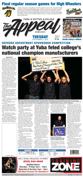 Cover of Marysville Appeal-Democrat    