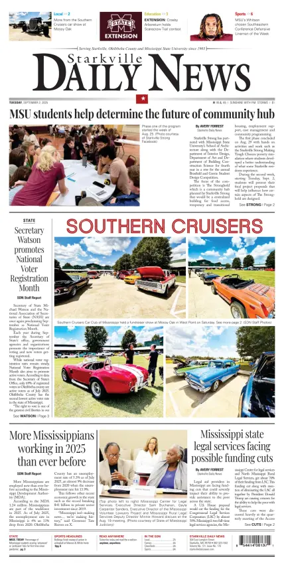 Cover of Starkville Daily News