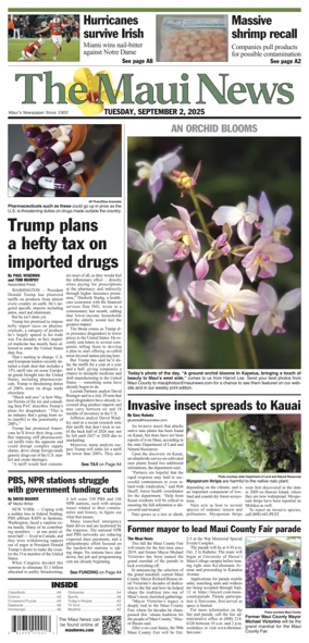 Cover of The Maui News