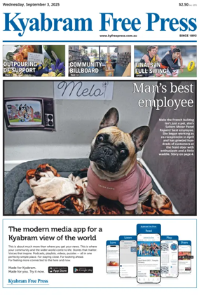 Cover of Kyabram Free Press