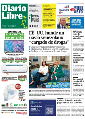 Cover of Diario Libre (Republica Dominicana)