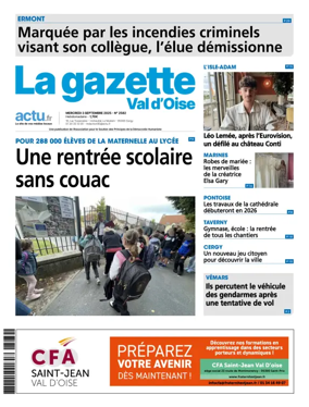Cover of La Gazette Val d'Oise