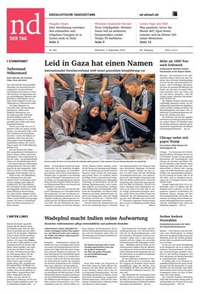 Cover of Neues Deutschland